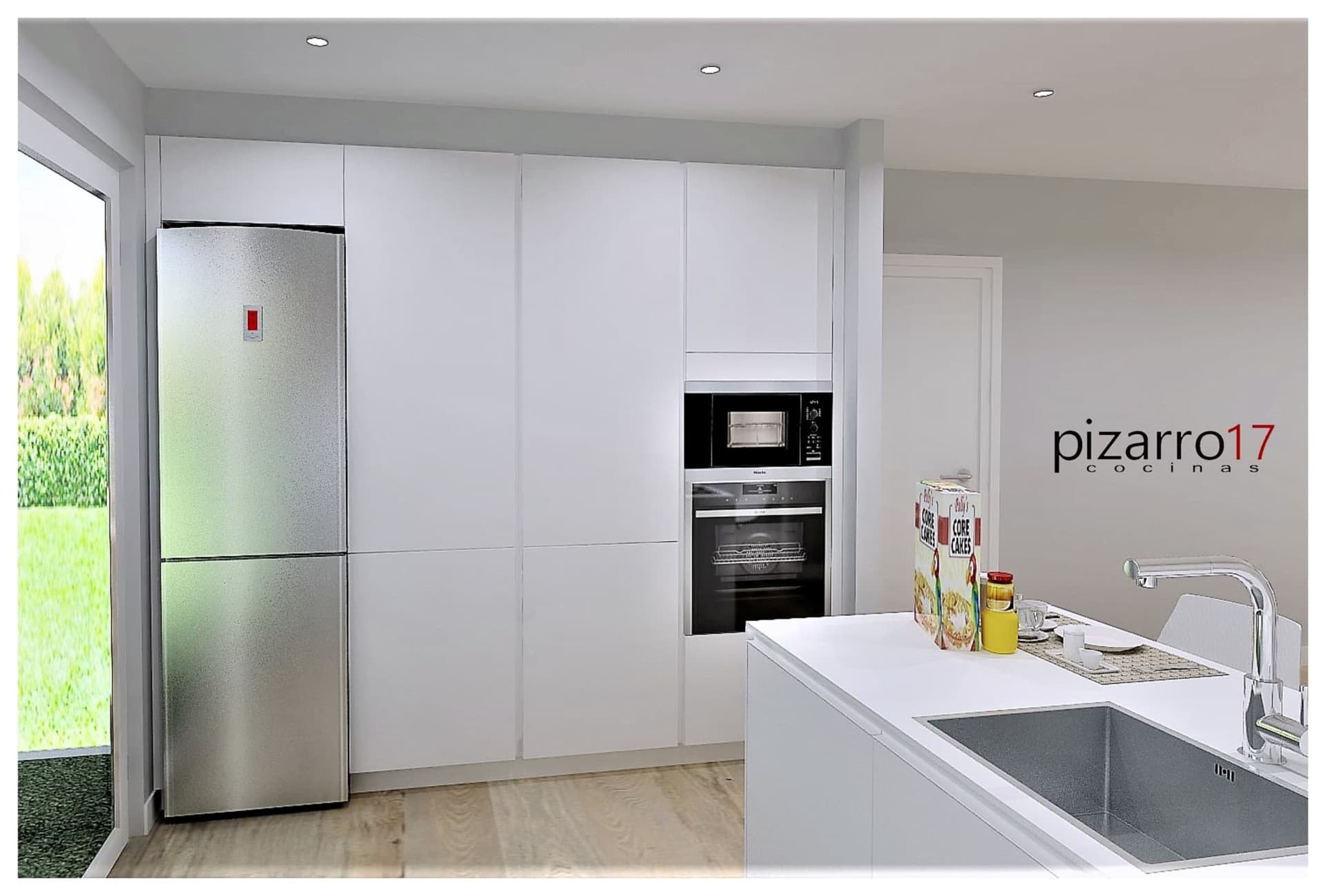 Mobiliario de cocina a medida por Pizarro 17 en Vigo